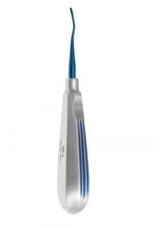 Accu Lux Distal Elevator #4 With Blue Titanium Coated