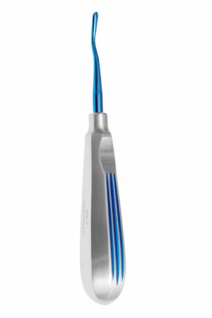 Accu Lux Large-mesial  Elevator #7 With Blue Titanium Coated
