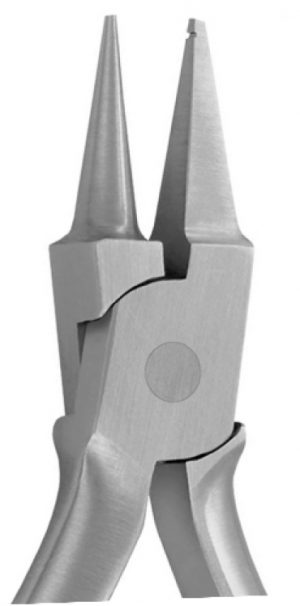 LIGHT WIRE BIRD BEAK PLIER WITH GROOVE