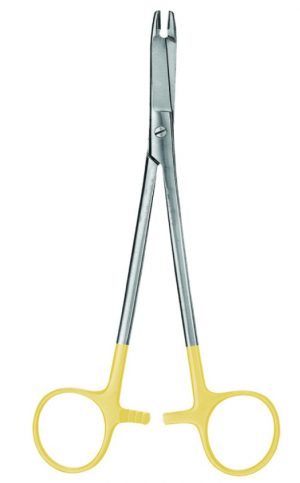 OLSEN-HEGAR NEEDLE HOLDER SCISSORS TC 6.5''